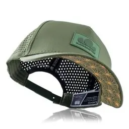 Produktbild: Blackskies® Pro All Sports Performance Cap | Wasserabweisende Unisex Premium Baseball Kappe| | geeignet für alle Sportarten Gym Joggen Surfen Strand Tennis Olive Grün Herren Damen Cap – Basecap