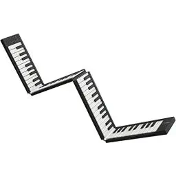 Produktbild: BLACKSTAR Carry-On Tragbares Schwarz klappbares Digitalpiano mit 88 Tasten von Blackstar, USB-MIDI-Controller mit wiederaufladbarem Akku
