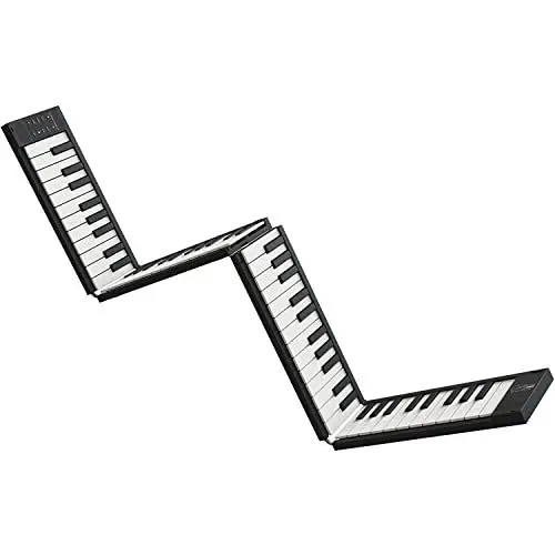 Produktbild: BLACKSTAR Carry-On Tragbares Schwarz klappbares Digitalpiano mit 88 Tasten von Blackstar, USB-MIDI-Controller mit wiederaufladbarem Akku