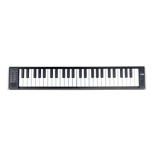 Produktbild: Blackstar FP-49 Touch 49 Tasten, berührungsempfindlich, tragbar, zusammenklappbar, mit USB-MIDI-Controller, mit wiederaufladbarem Akku, Schwarz
