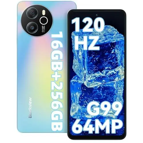 Produktbild: Blackview 2025 Shark Handy 16GB+256GB, Helio G99, 120Hz 2.4K, 64MP, Smartphone ohne vertrag, 6.78