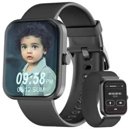 Produktbild: Blackview Smartwatch, 1,83 Zoll Bluetooth Anrufe Smart Watch, Herren Damen Fitnessuhr, Armbanduhr mit Pulsmesser, Schlafmonitor, Schrittzähler, SpO2, Sportuhr, Aktivitätstracker für iOS Android
