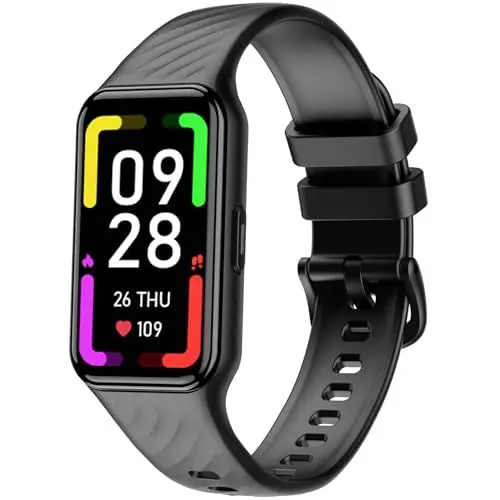 Produktbild: Blackview Smartwatch Herren Damen, 1,47'' Farbdisplay, Fitnessuhr mit Wasserdicht, Fitness Tracker mit Schrittzähler Schlafmonitor Herzfrequenz, Sportuhr mit 100+ Sportmodi Smart Watch für Android iOS