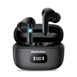 Produktbild: Blackview Bluetooth Kopfhörer, AirBuds 8 Kopfhörer Kabellos Bluetooth 5.3, Dual Noise Cancelling Kopfhörer In Ear, Touch Sensoren In Ear Kopfhörer, 56H Spielzeit, LED-Anzeige
