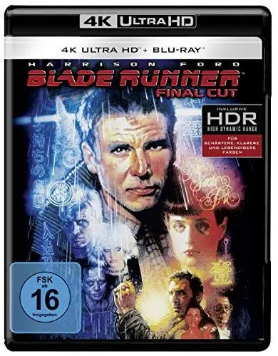 Produktbild: Blade Runner - Final Cut (4K Ultra-HD + 2D-Blu-ray) (2-Disc Version)