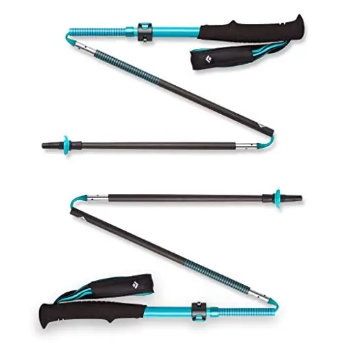 Produktbild: Black Diamond Foldable Poles, Womens Distance Carbon FlickLock Z Faltbare Stöcke, Dark, 125 cm, Dunkle Patina