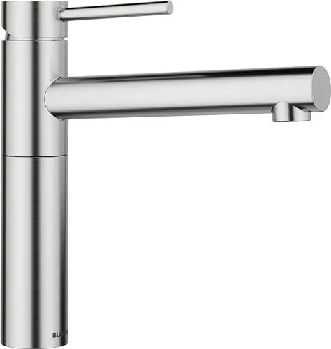 Produktbild: BLANCO ALTA II | Küchenarmatur in PVD steel | Hochdruck | Rückflussverhinderer | Keramik Kartusche | Gesicherte Wasserqualität & wassersparend