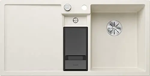 Produktbild: BLANCO COLLECTIS 6 S | Granitspüle aus SILGRANIT softweiß | Einbauart: Einbau von Oben | Hauptbecken rechts | für 60 cm breite Unterschränke | Großes Becken | Reinigungsfreundlich