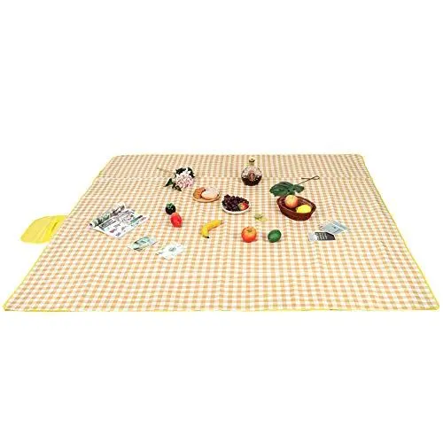Produktbild: Blanketswarm Picknickdecken, Wasserdicht, Faltbar, Tragbare Picknickdecke, Leichte Picknickmatten, Outdoor-Stranddecke, Sanddichte Outdoor-Decke für Terrasse, Park, Outdoor-Aktivitäten,(145x200cm)
