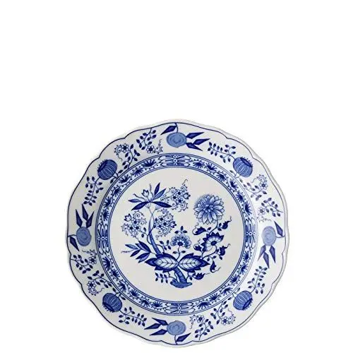 Produktbild: Hutschenreuther Blau Zwiebelmuster Frühstücksteller m. Fahne 21 cm