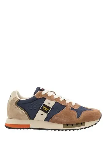Produktbild: Blauer Herrenschuhe, Modell Sneakers niedrig S4QUEENS01/NUB, aus Kunstleder., braun, 45 EU
