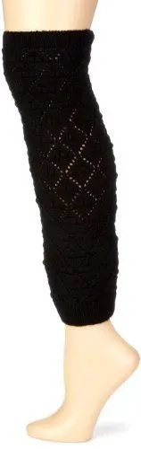 Produktbild: Blaumax Damen Kniestrümpfe Legwarmer Fancy, Gr. one size, Schwarz (311black)