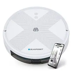 Produktbild: Blaupunkt Bluebot XVAC Saugroboter – Robotersauger mit Gyro Navigation - Roboterstaubsauger mit Automatische Aufladung – App, Wifi, Alexa und Turbo Saugfunktion