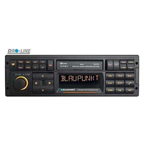 Produktbild: Blaupunkt Frankfurt RCM 82 DAB,1-DIN Autoradio, DAB+, Bluetooth, AUX·· USB, SD-Karteneingang, Lenkradfernbedienung, Freisprecheinrichtung, Equalizer, 200 Watt, schwarz