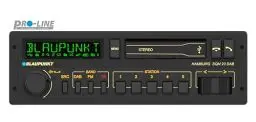 Produktbild: Blaupunkt Hamburg SQM 23 DAB, 1-DIN Autoradio in Youngtimer-Design, Retroradio, Vintageradio DAB+, Bluetooth, Freisprecheinrichtung, 2xUSB, Aux-Eingang, Sub-Out, Variocolour Display, 200W