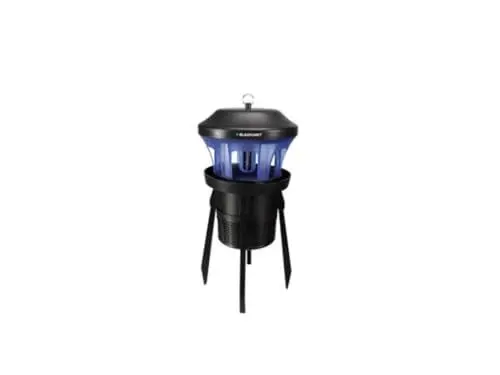 Produktbild: Blaupunkt Insektenvernichter, elektrisch, UV-Licht, Ventilator, abnehmbare Auffangschale, 250 m², Schwarz