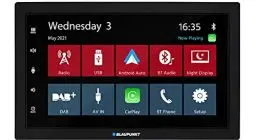 Produktbild: Blaupunkt Rotterdam 600 DAB, 2-DIN Car-Multimedia, 7 Zoll Touchscreen, CarPlay, Android Auto, DAB+, Bluetooth, Freisprecheinrichtung, USB, Eingang Rückfahrkamera, Equalizer, 180 Watt