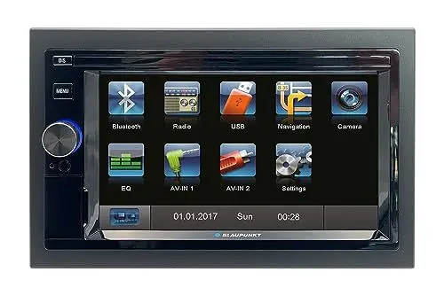 Produktbild: Blaupunkt Santa Cruz 370 DAB, 2-DIN Car-Multimedia, 6,2 Zoll Touchscreen, Navigation vorbereitet (Software separat erhältlich), Bluetooth, Freisprecheinrichtung, 2x USB, SD-Kartenleser, 180 Watt