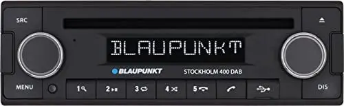 Produktbild: Blaupunkt Stockholm 400 DAB, schwarz, 1-DIN