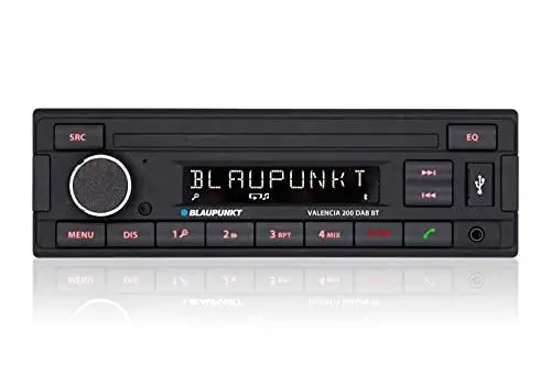 Produktbild: Blaupunkt Valencia 200 DAB BT | DAB+, Bluetooth, RDS Tuner, Freisprecheinrichtung, USB, Aux-In, schwarz, 1-DIN