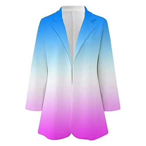 Produktbild: Blazer Damen Beige Damen Blazer Elegant Blazer Damen Lang Blazer Hellblau Damen Damen-Blazer Sportlich-Elegant Damenblazer Frühjahr Lang Blazer Rot Blazer Rosa Blazer Blau Kurzblazer Damen