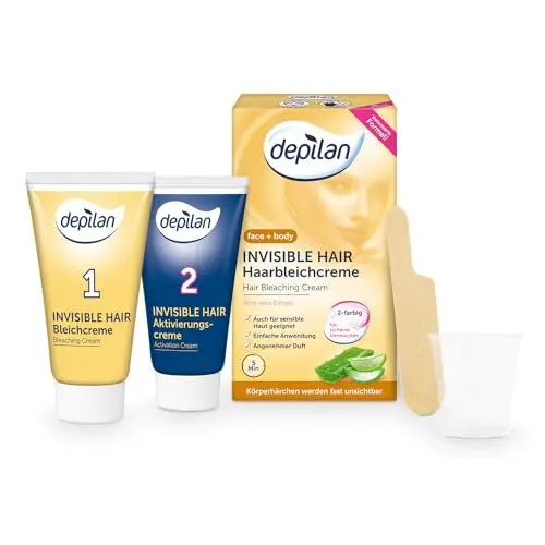 Produktbild: Bleichcreme Gesicht Bleaching depilan invisilbe Hair Bleichcreme (1 Packungen je 2x 50ml)