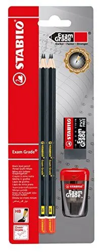 Produktbild: STABILO - Bleistift-Set - Exam Grade - Härtegrad HB - inklusive Spitzer und Radierer