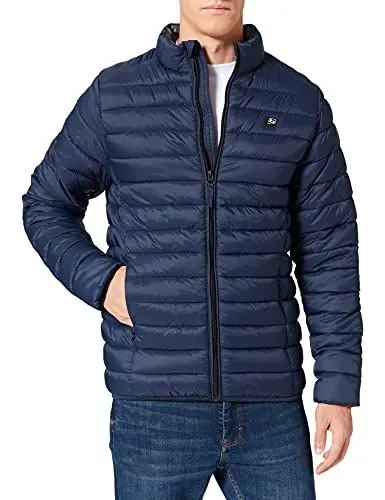 Produktbild: Blend BHRomsey Herren Steppjacke Übergangsjacke Herrenjacke Jacke gefüttert mit Stehkragen, Größe:2XL, Farbe:Dress Blues (194024)