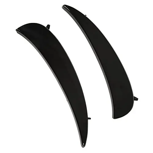 Produktbild: Blende Stoßfänger Vorn, Links Rechts Nebelgitter Luftausströmer Canard Schwarz Glänzend 213 885 6306 für E‑Klasse W213 C238 AMG Line Facelift