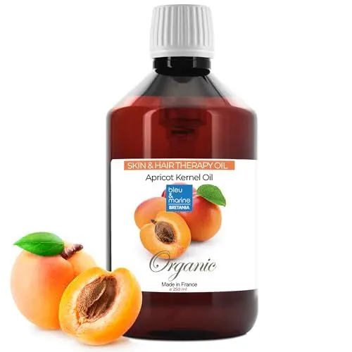 Produktbild: bleumarine Bretania - Bio Aprikosenkernöl 100% Rein | Haut- und Haarpflege | Schnelle Absorption | Für Sensible Haut | Verbessert Haar- und Nagelstruktur, 250 ml