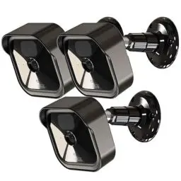 Produktbild: Blink Outdoor Kamerahalterung, Verstellbare Wandhalterung mit Schutzhülle für Blink Outdoor Kamera und Blink Indoor Sicherheitskamera System (Schwarz, 3 Stück)