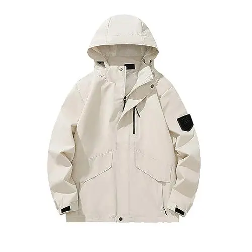 Produktbild: Blitzangebote Herren Zipper Kapuze Windbreaker Casual Langarm Jacke Flanelljacke mit Kapuze Herren Heute