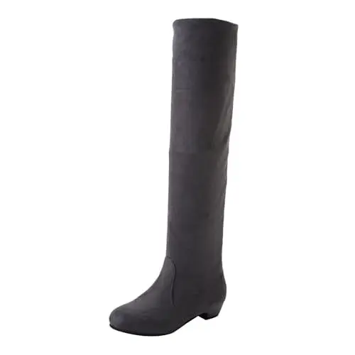 Produktbild: blitzangebote Cowboystiefel Damen Stylisch & Praktisch Winterstiefel Damen Casual Spitze Zehe Klobiger Blockabsatz warehouse deal retourenware on schuhe damen sale