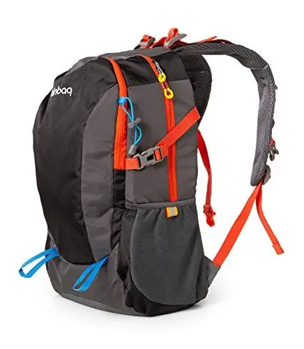 Produktbild: blnbag S2- MULTIFUNKTIONALER BACKPACK, 20L, vielseitig einsetzbar mit Ergonomischen Schultergurten zum Wandern, Schule, Uni, Freizeit für Damen/Herren Black Anthrazit