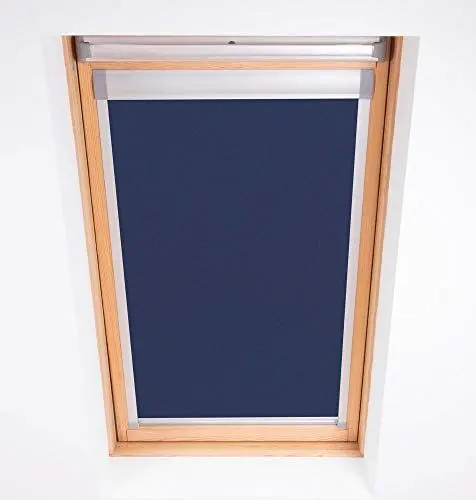 Produktbild: Bloc Skylight Rollo 8 (94/118) für Fakro Dachfenster Blockout, Marineblau