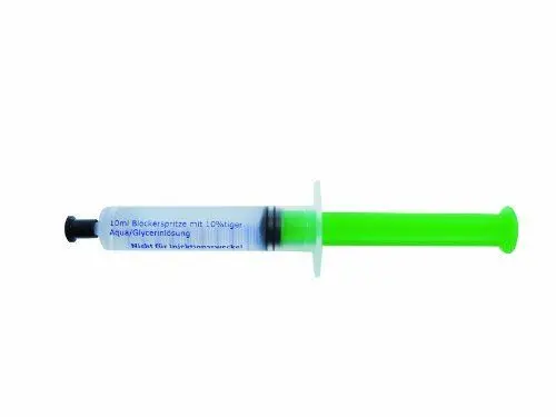 Produktbild: Blockerspritze 5 Stück | 10ml Wasser/Glycerin Gemisch | für Ballonkatheter, Katheter, Harnblasenkatheter | Spritze Spritzen | einzeln steril verpackt