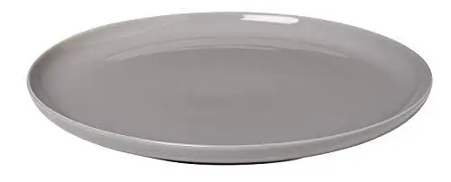 Produktbild: Blomus -RO- Speiseteller, eleganter Grauton, bruch- und kratzfest, spülmaschinengeeignet, Farbe Mourning Dove (64021)