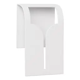 Produktbild: blomus -BOGO- Handtuchklemme, unkomplizierte Aufbewahrungslösung, selbstklebend, Farbe White (64184)