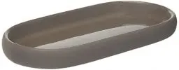 Produktbild: blomus -SONO- Tablett aus Keramik, Satellite, Badezimmertablett in exklusiver Optik, Organizer, Deko, Schmuckaufbewahrung, Ablageschale Kosmetik (H / B / T: 2,5 x 10 x 19 cm, Satellite, 69050)