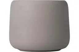 Produktbild: blomus -SONO- Zahnputzbecher aus Keramik, Satellite, Zahnbürstenhalter mit Platz für Zahnbürste und Zahnpasta, Soft-Touch, exklusives Badaccessoire (H / B / T: 11 x 8,5 x 8,5 cm, Satellite, 69048)