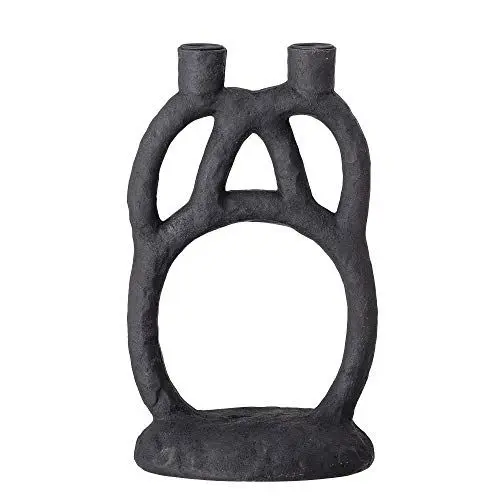 Produktbild: Bloomingville Kerzenständer, schwarz, Polyresin