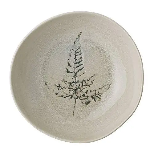 Produktbild: Bloomingville Suppenteller Bea, natur, Keramik, 21 centimeters, Creme