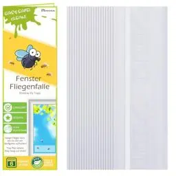 Produktbild: Blooven Fenster Fliegenfalle 20 Stück, Giftfreie Fliegen Fallen für die Fliegen, Fruchtfliegen, Stubenfliegen, Transparent Fly Trap (20 Stück)