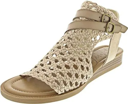 Produktbild: Blowfish Malibu Damen Anuella Flache Sandale, Gold, 37 EU