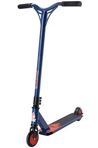 Produktbild: BLUE GORILLAZ Freestyle Stunt Scooter für Kinder ab 8 Jahre, 100mm Kinderroller für Einsteiger, Alu City Kickscooter, Blau