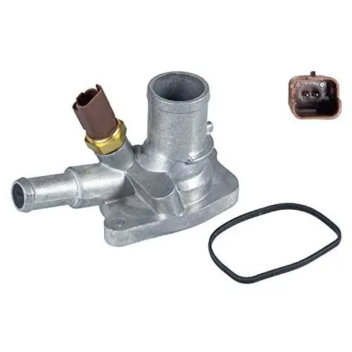 Produktbild: febi bilstein 34957 Thermostatgehäuse mit Temperaturschalter und Dichtung , 1 Stück