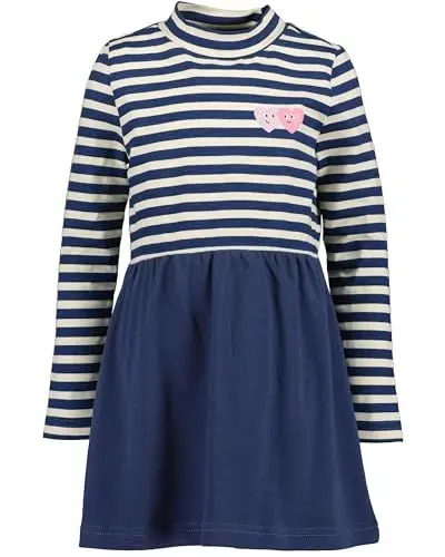 Produktbild: Blue Seven Mädchen Shirtkleid mit Stehkragen Croissant 544 - Jeansblau 128