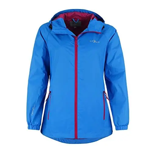 Produktbild: Blue Wave Damen Funktionsjacke Fabienne - Outdoor-Jacke Regenjacke Wander- und Fahrradjacke in Azurblau Größe 52