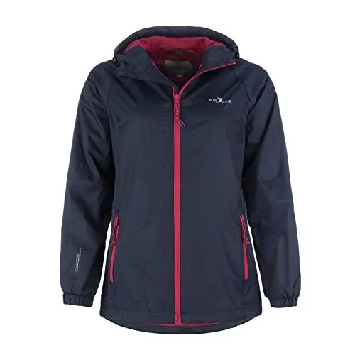 Produktbild: Blue Wave Damen Funktionsjacke Fabienne - Outdoor-Jacke Regenjacke Wander- und Fahrradjacke in Marine Größe 44