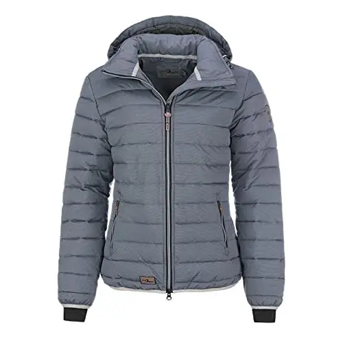 Produktbild: Blue Wave Damen Steppjacke Irina - Jacke gesteppt mit abnehmbarer Kapuze in Blue Nights Größe 40